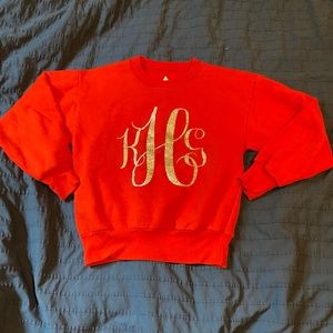 Girl’s Monogram Sweatshirt Size Small
